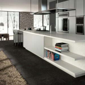 Alpine Mist - kvartskomposit för bänkskiva från Caesarstone 5